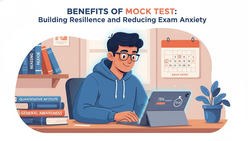 Cover image for Benefits of mock test: Building Resilience and Reducing Exam Anxiety