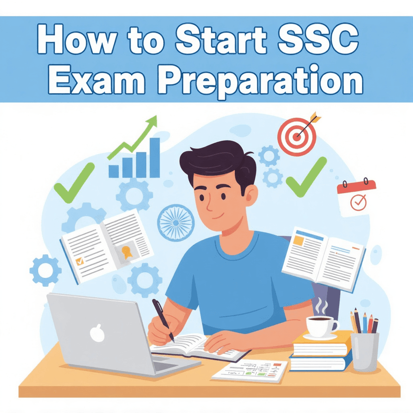 Cover image for How to start SSC exam preparation!